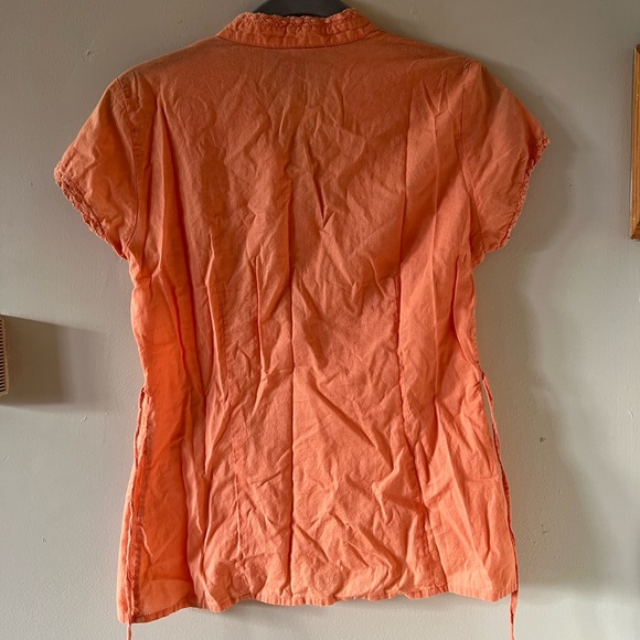 SOLD Y2K orange tie back top! - Picture 4 of 5